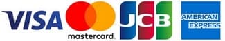 クレジットカードは VISA、MasterCard、JCB、AmericanExpress がご利用可能です。